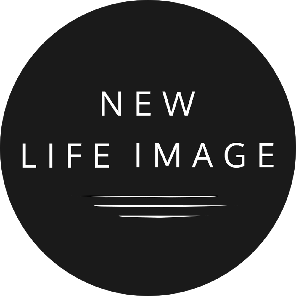 New Life Image logo black and white